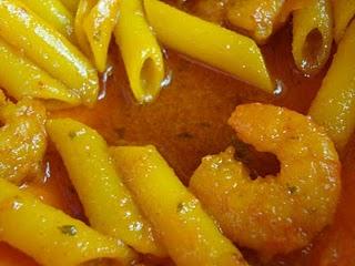 Gamberi alla crema di zucca e zafferano