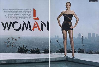 Cameron Diaz in Dolce & Gabbana su GQ Luglio 2010