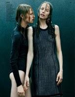 ALLEY CATS... Lauren Brown, Ali Carr, Lisanne De Jong, Lia Serge and Emily Wake for Dazed & Confused September 2010 by Will Davidson