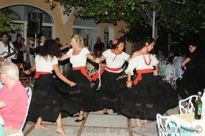 una serata a tarantella, pizzica musica e pizza....