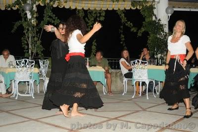 una serata a tarantella, pizzica musica e pizza....