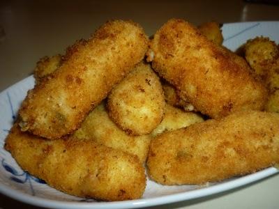 Croquetas de patatas y ricota