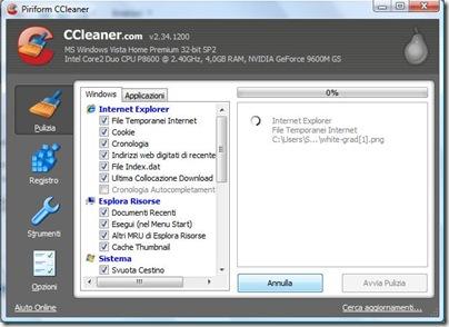 ccleaner avvio