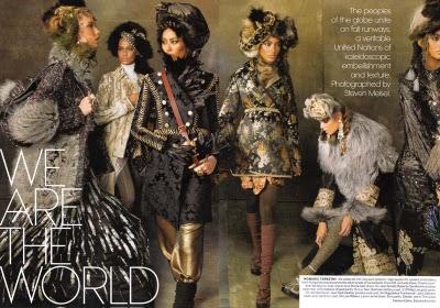 WE ARE THE WORLD... by Steven Meisel for Vogue US September 2010