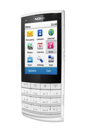 Nokia lancia il suo primo dispositivo ‘Touch and Type’: il Nokia X3 – Scheda Tecnica