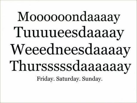 OMG! It's Monday!