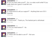 Jackoplane, porting Siri breve