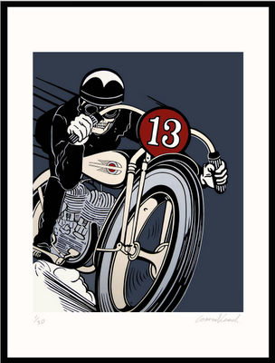Motorcycle Art - Conrad Leach