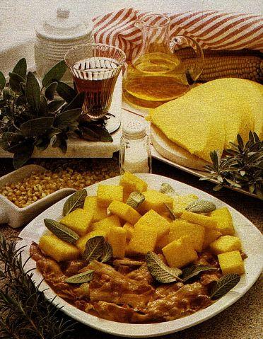 Fritto di polenta (Polente e fricis)