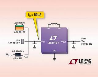 Convertitore DC/DC buck-boost sincrono da 40 VIN/OUT e 2A