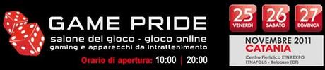 Game Pride _ 24/25/26 novembre 2011 Etnapolis