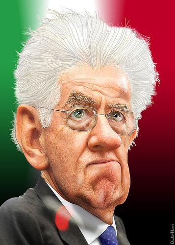Mario Monti - Caricature