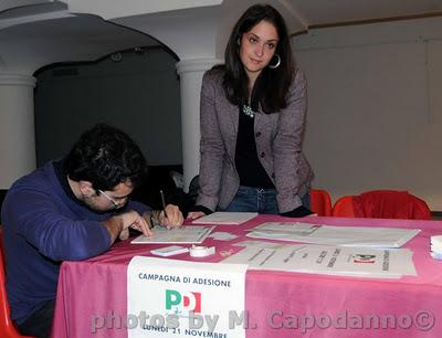 Giulia Cuccaro e la Campagna tesseramento PD