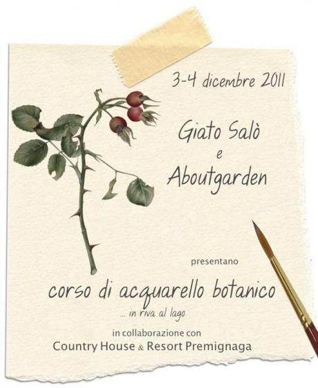 Tutorial: acquarello botanico 2 …Together for Christmas