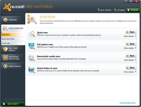 Avast! Free Antivirus 6