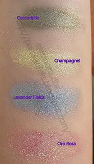 NEVE COSMETICS: Oro Rosa, Lavender Fields, Champagne!, Coccodrillo