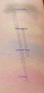 NEVE COSMETICS: Oro Rosa, Lavender Fields, Champagne!, Coccodrillo