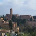 Siena Panorama dei servi mangiare in contrada