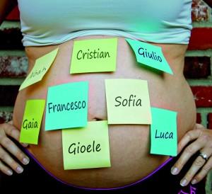 nomi bambini, incinta, nascita