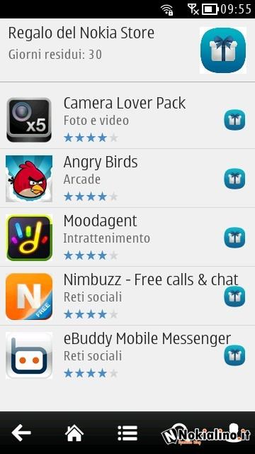 Moodagent, Angry Birds e Camera Lover Pack gratuiti su Nokia Store