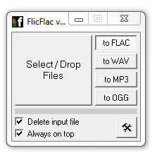 Conversione file audio con FlicFlac