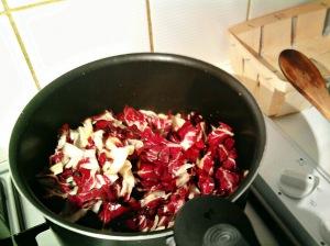 Medaglioni di Maiale con Crema al Radicchio Trevisano