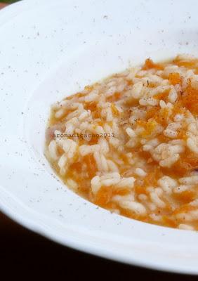 Un classico a modo mio: Risotto alla zucca un po' speziato