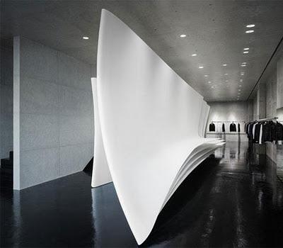 Progettazione retail: Zaha Hadid per Neil Barrett