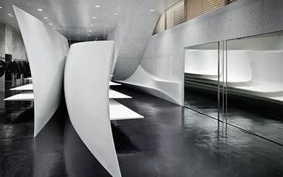 Progettazione retail: Zaha Hadid per Neil Barrett