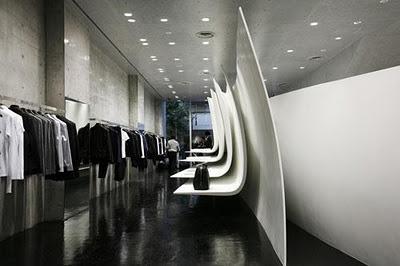 Progettazione retail: Zaha Hadid per Neil Barrett