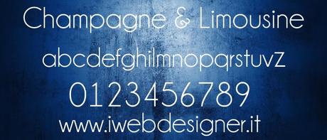 champagne-e-limousine-font-minimalist