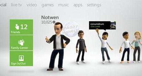 Il 6 dicembre la nuova dashboard di Xbox 360