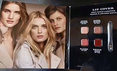 BURBERRY Beauty swatches: Lip Cover e Sheer Foundation