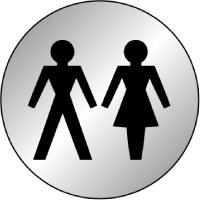 Male and Female Toilet Door Sign