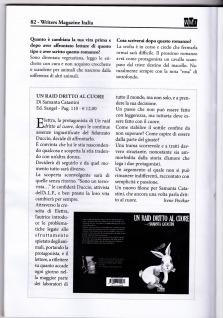 ARTICOLO SU WRITERS MAGAZINE