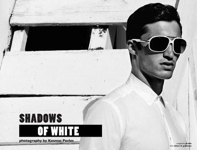 Mario Loncarski in Dolce & Gabbana su Shadows of White