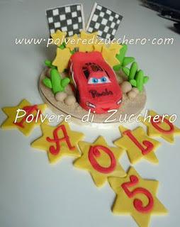 Cake topper di Saetta Mc Queen