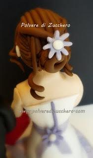 Cake Topper sposi Tina & Peppe