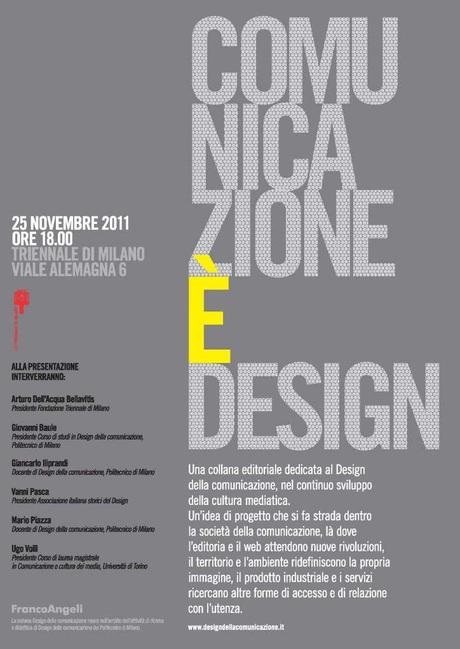 Comunicazione è design domani sera alla Triennale di Milano