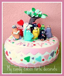 Barbapapà cake 3