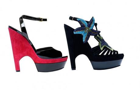 Yves Saint Laurent: scarpe p/e 2012