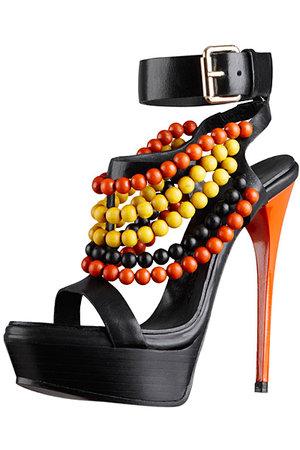 Burberry Prorsum Verulam Beaded Sandals 