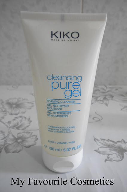 Pure Clean KIKO... Cleansing Water, Eyes and Lips, Cleansing Pure Gel...