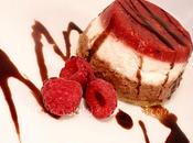 Bavarese double chocolate (cioccolato bianco fondente) topping fragoline bosco lamponi