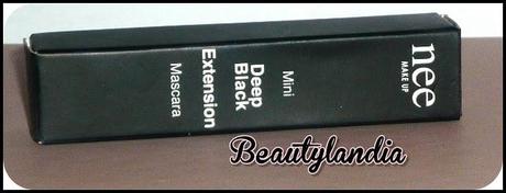 Glossy Review: Deep Black Extension Mascara NEE MAKE UP