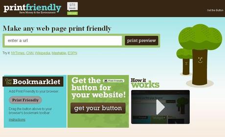 Stampare pagine web con PrintFriendly.com