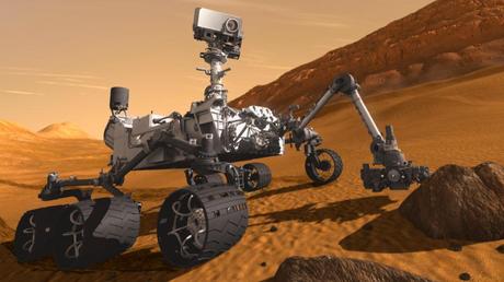 Il robot Curiosity in volo verso Marte