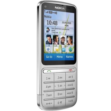 NOKIA  C3-01-5 Touch and Type Silver