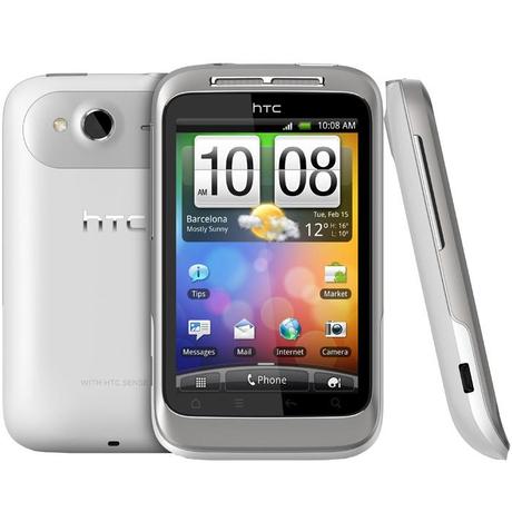 HTC  Wildfire S Silver