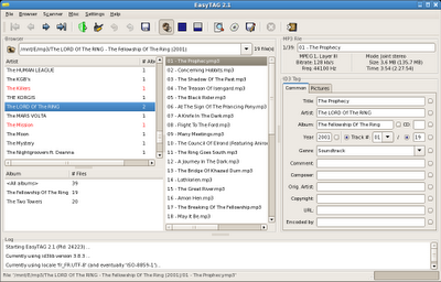 EasyTAG, programma molto utile per modificare i tag audio.